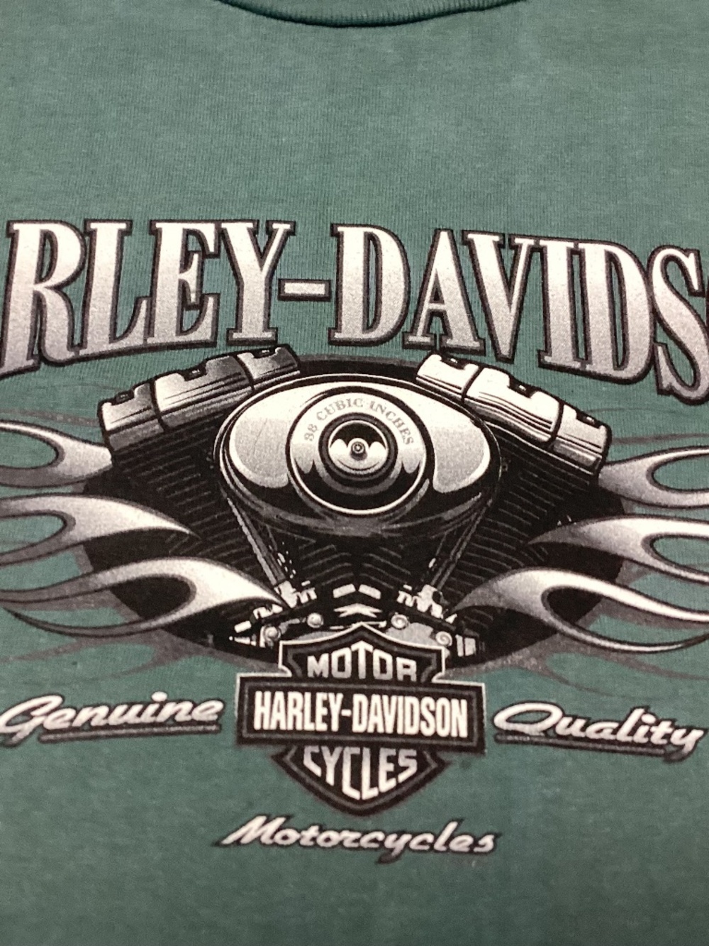 Harley-Davidson Mens Myrtle Beach  Graphic Tee. L. GREEN.